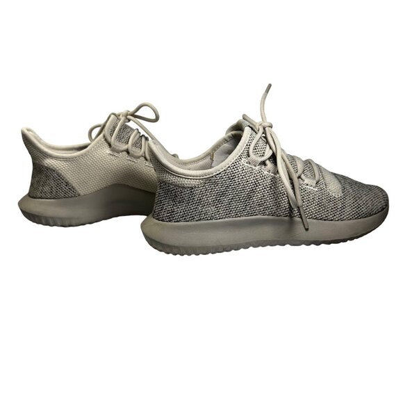 Adidas Tubular Beige/Gray Knit Running Shoes Size Mens 4.5 Ladies 6.5 Athletic - Picture 4 of 14